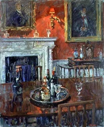 La Salle à Manger Rouge